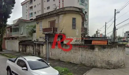 Terreno para alugar, 268 m² por R$ 10.000,00/mês - Campo Grande - Santos/SP