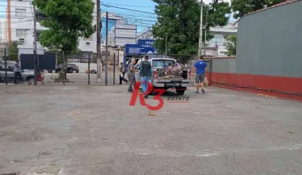 Terreno para alugar, 480 m² por R$ 8.000,00/mês - Aparecida - Santos/SP