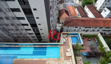 Apartamento com 2 dormitórios à venda, 63 m² por R$ 669.000,00 - Campo Grande - Santos/SP