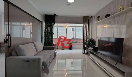 Apartamento com 2 dormitórios à venda, 94 m² por R$ 630.000,00 - Gonzaga - Santos/SP