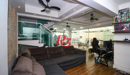 Casa com 3 dormitórios à venda, 155 m² por R$ 1.920.000,00 - Embaré - Santos/SP