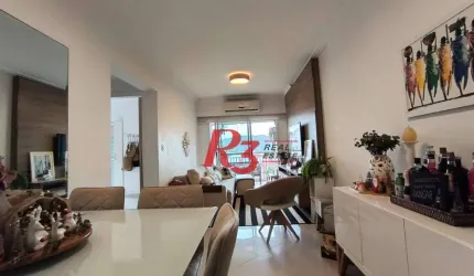 Apartamento à venda, 73 m² por R$ 850.000,00 - Ponta da Praia - Santos/SP