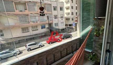 Apartamento com 2 dormitórios à venda, 101 m² por R$ 550.000,00 - Pompéia - Santos/SP