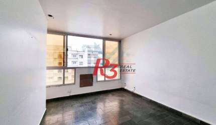 Sala para alugar, 71 m² por R$ 3.420,00/mês - Gonzaga - Santos/SP