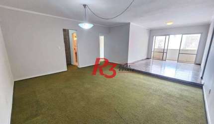 Apartamento com 4 dormitórios, 193 m² - venda por R$ 1.590.000,00 ou aluguel por R$ 7.063,42/mês - Boqueirão - Santos/SP