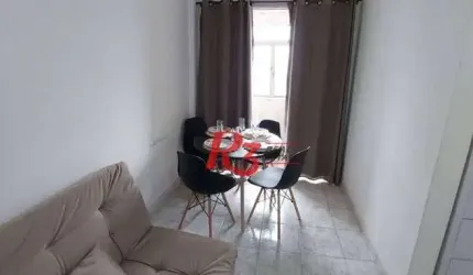 Studio mobiliado 1 quadra da praia em santos