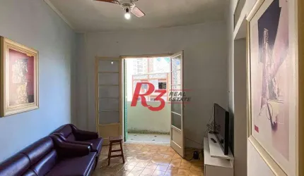 Apartamento com 2 dormitórios à venda, 68 m² por R$ 345.000,00 - José Menino - Santos/SP