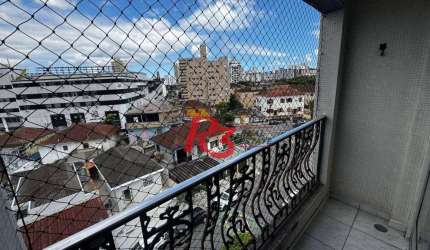 Apartamento com 2 dormitórios à venda, 90 m² por R$ 450.000,00 - Vila Belmiro - Santos/SP