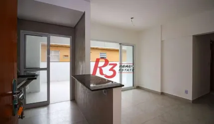 APARTAMENTO COM 2 QUAROS VARANDA GOURMET NO MARAPE EM SANTOS