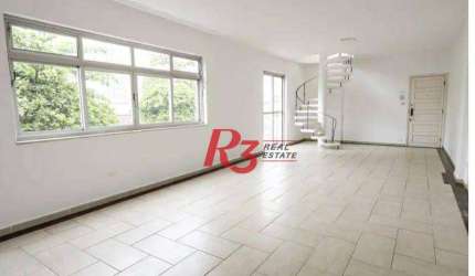 Apartamento Duplex com 5 Quartos à venda, 208 m² por R$ 960.000 - Embaré - Santos/SP
