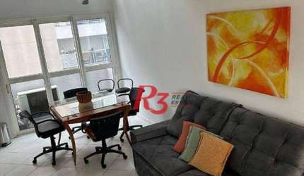Loft para alugar, 72 m² por R$ 5.800,00/mês - Gonzaga - Santos/SP