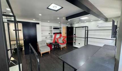 Sala à venda, 46 m² por R$ 310.000,00 - Gonzaga - Santos/SP