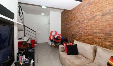 Apartamento para alugar, 69 m² por R$ 4.800,02/mês - Gonzaga - Santos/SP