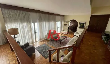 Apartamento com 4 dormitórios à venda, 235 m² por R$ 1.400.000,00 - Ilha Porchat - São Vicente/SP
