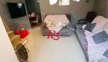 Sobrado à venda, 90 m² por R$ 320.000,00 - Macuco - Santos/SP