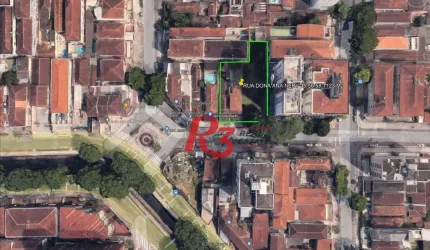 Terreno à venda, 1187 m² por R$ 15.000.000,00 - Marapé - Santos/SP