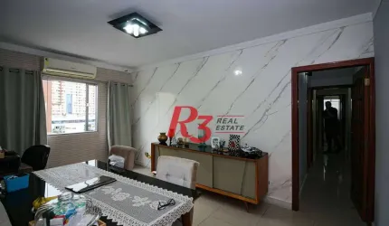 Apartamento à venda, 75 m² por R$ 405.000,00 - Encruzilhada - Santos/SP