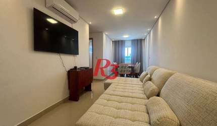 Apartamento à venda, 52 m² por R$ 840.000,00 - Embaré - Santos/SP