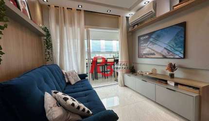 Apartamento à venda, 65 m² por R$ 750.000,00 - Macuco - Santos/SP