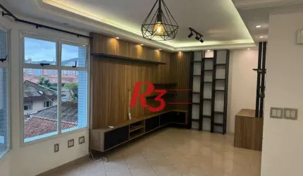 Apartamento à venda, 161 m² por R$ 1.590.000,00 - Gonzaga - Santos/SP