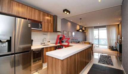 Apartamento com 1 suíte à venda, 104 m² por R$ 1.710.000 - Aparecida - Santos/SP