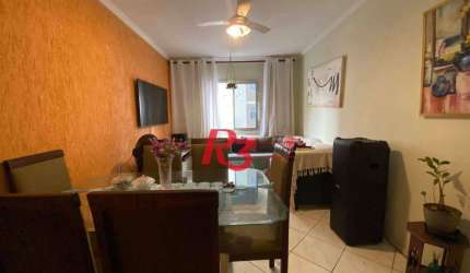 Apartamento com 3 dormitórios à venda, 91 m² por R$ 430.000,00 - Encruzilhada - Santos/SP