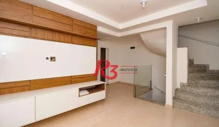 Village com 2 dormitórios à venda, 103 m² por R$ 670.000,00 - Campo Grande - Santos/SP