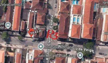 Terreno à venda, 280 m² por R$ 1.270.000,00 - Campo Grande - Santos/SP