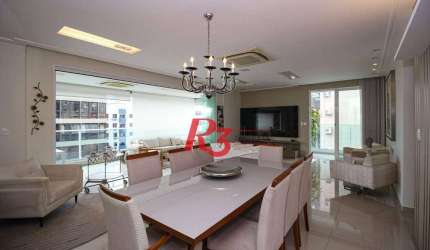 Apartamento com 4 suítes à venda, 277 m² por R$ 4.300.000 - Embaré - Santos/SP