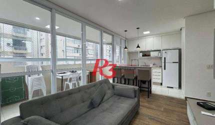 Apartamento com 2 dormitórios à venda, 72 m² por R$ 900.000,00 - Gonzaga - Santos/SP