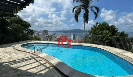 Casa, 792 m² - venda por R$ 7.990.000,00 ou aluguel por R$ 65.800,00/mês - Marapé - Santos/SP