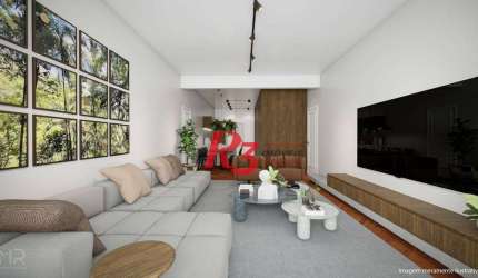 Apartamento à venda, 90 m² por R$ 850.000,00 - Boqueirão - Santos/SP