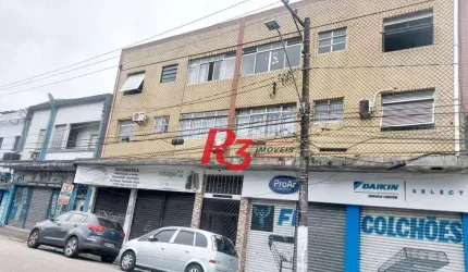 Apartamento com 2 dormitórios para alugar, 60 m² por R$ 2.500,00/mês - Vila Matias - Santos/SP