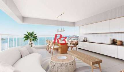 Apartamento BALI com 3 dormitórios à venda, 158 m² por R$ 2.030.000 - Embaré - Santos/SP