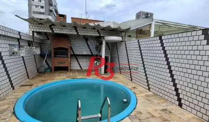 Cobertura com 2 dormitórios à venda, 160 m² por R$ 1.170.000,00 - Gonzaga - Santos/SP