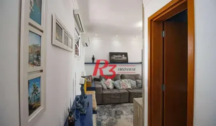 Apartamento com 3 dormitórios à venda, 115 m² por R$ 2.500.000,00 - Pompéia - Santos/SP