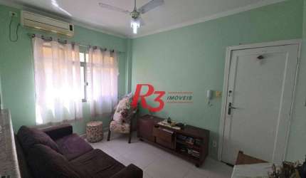 Apartamento com 1 dormitório à venda, 54 m² por R$ 300.000,00 - Centro - São Vicente/SP