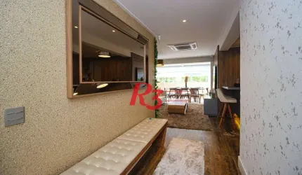 Apartamento Garden com 3 dormitórios à venda, 183 m² por R$ 2.900.000,00 - Gonzaga - Santos/SP