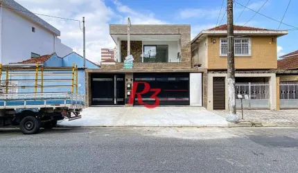 Casa com 3 dormitórios à venda, 150 m² por R$ 1.040.000,00 - Marapé - Santos/SP