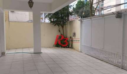 Sobrado com 3 dormitórios à venda, 180 m² por R$ 2.100.000,00 - Gonzaga - Santos/SP