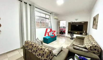 Casa com 3 dormitórios à venda, 233 m² por R$ 1.200.000,00 - Campo Grande - Santos/SP