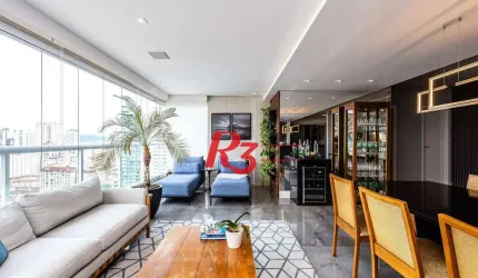 Apartamento com 3 dormitórios à venda, 167 m² por R$ 2.800.000,00 - Boqueirão - Santos/SP