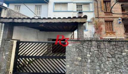 Casa com 3 dormitórios para alugar, 218 m² por R$ 8.565,24/mês - Embaré - Santos/SP