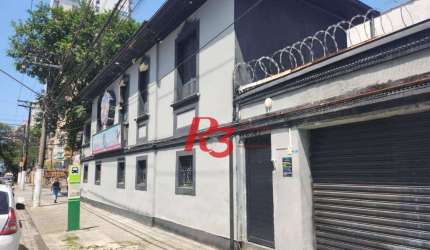 Imóvel Comercial para venda e locação na Pompéia em Santos.