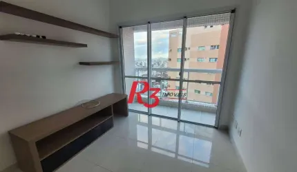 Apartamento com 3 dormitórios para alugar, 93 m² por R$ 7.500,02/mês - Boqueirão - Santos/SP