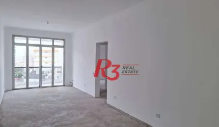 Apartamento à venda, 115 m², 2 quartos, no Boqueirão em Santos SP.