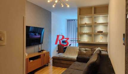 Apartamento à venda, 73 m² por R$ 415.000,00 - José Menino - Santos/SP