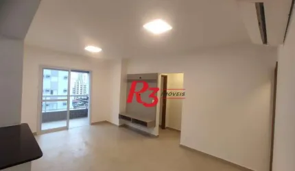 Apartamento com 2 dormitórios para alugar, 74 m² por R$ 5.500,02/mês - Boqueirão - Santos/SP