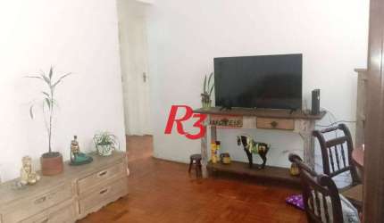 Apartamento com 2 dormitórios à venda, 60 m² por R$ 360.000,00 - Gonzaga - Santos/SP