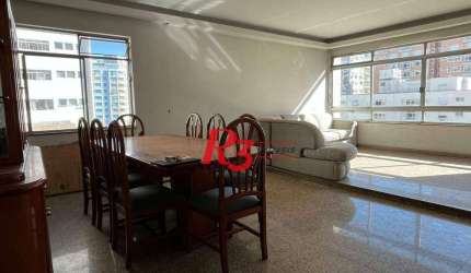 Apartamento com 3 dormitórios à venda, 180 m² por R$ 1.284.000,00 - Gonzaga - Santos/SP